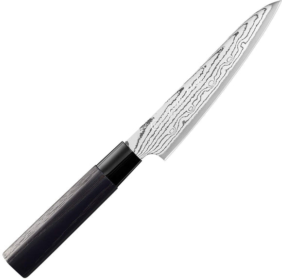 Yokoyama ETWB-1500 Petty Knife, Tsubamin Takuman, Black, 5.1 inches (130 mm)
