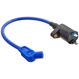 POSH 272013-06 Racing Ignition Coil Black + Taylor Plug Cord Blue 12v Monkey Gorilla APE50 APE100 XR50 XR100 MOTARD