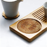 PARK SEVENTEEN Tea Utensils, Tea Tablets, Bamboo Tea Board, Chinese Style, Tea Tray, Obon Chinese Tea Board, Bamboo Tea, Water Storage Type Tea Board, Bamboo Tea, Rectangle, Chinese Tea, Flower Tea Set, For 1 Person