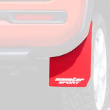 MONSTER SPORT 787500-7800MR Hustler Mud Flap Set, Red