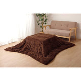 Ikehiko Corporation #6822309 Kotatsu Futon Comforter, Square, Notebook, Brown, Approx. 74.8 x 74.8 inches (190 x 190 cm)