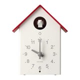 Rhythm RHYTHM PLUS 4RH797SR01 Table Clock, Wall Clock, Multi-purpose, 7.3 x 5.7 x 4.2 inches (18.5 x 14.6 x 10.7 cm), Red