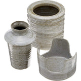 Sake Cooling Set Blue Porcelain Brush Ceramic Mino Yaki