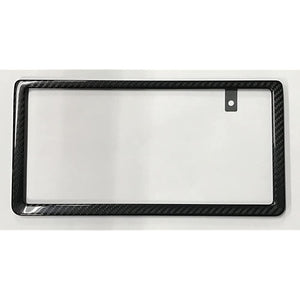 TRD GR MS371-00002 CARBON LICENSE PLATE FOR REAR