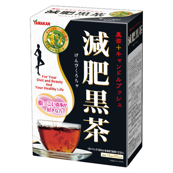 Yamamoto Kanpo Pharmaceutical Decompression Black Tea, 0.5 oz (15 g) x 20 H