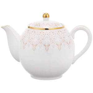 Narumi 52251-4515 Tea Pot, Aurora Borealis, Pink, 11.2 fl oz (330 cc), Tea Strainer Included