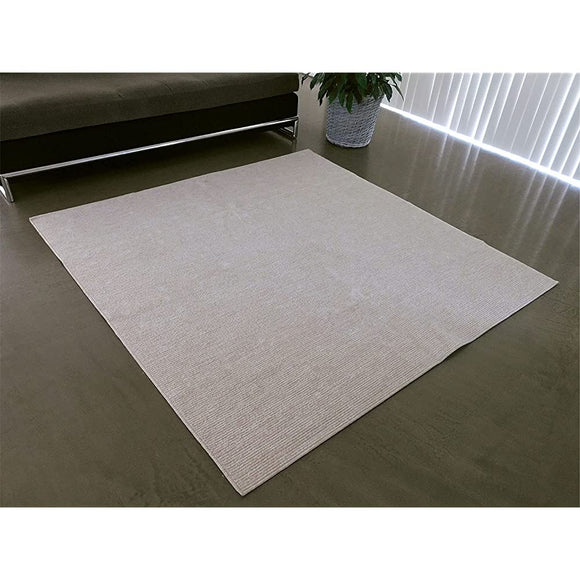 AM2 Carpet, Rug Mat, Antibacterial, Made in Japan, Edoma Size 6 Tatami Mats, 102.8 x 138.8 inches (261 x 352 cm), Folding Carpet, Ivory