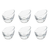 Toyo Sasaki Glass Small Pot, 0.9 fl oz (25 ml), Amuse Cup, Made in Japan, Dishwasher Safe, T-16109, 6 Pieces