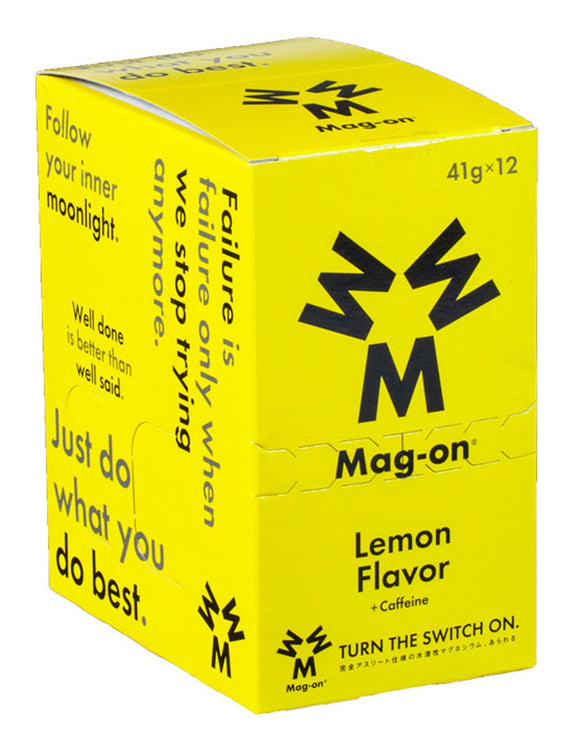 Mag-on TW210179 Energy Gel, Lemon Flavor, Pack of 12