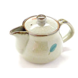 Left Handed Like for Kutani ware [TEAPOT, teapot] Small Camellias and Bird [Back Picture]