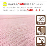 OPIST AM2 Carpet, Rug Mat, Antibacterial, Made in Japan, 102.8 x 13.8 inches (261 x 352 cm), Folding Carpet, Rose