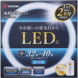 Iris Ohyama LED Light, Round Bulb, Comparable to Fluorescent Bulbs