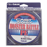 Sunline PE Line Salt Water Special Cast Away Monster Battle Sky Blue