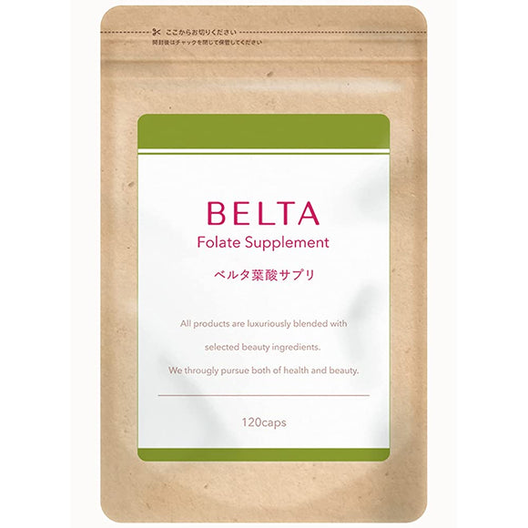 BELTA Belta Folic Acid Supplement 1 bag (120 grains / 30 days worth) Pregnancy and pregnancy Iron content