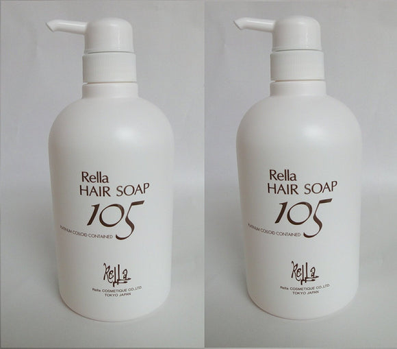 Rera Hair Soap 105 Pump 650ML Set of 2