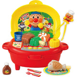 Meat, fish, and vegetables Large crackling BBQ stove set