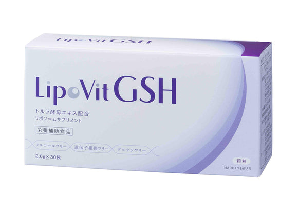 Lipovit GSH Domestic Liposome GSH Shiratama Glossy Skin Ingredients 30 Packages (Approx. 1 Month Supply) / Powder Type Shiratama