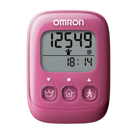 OMRON HJ-325-PK Pedometer, Pink