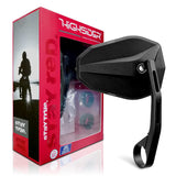 Daytona HighSider 15699 Bar-end Mirror, for Motorcycles, One Side, Safety Standard Compiliant, Ece Standards, Cleary X, Blast Black / Solid