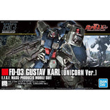 HGUC Mobile Suit Gundam UC Gustav Karl (Unicorn Ver.) 1/144 Scale Color-Coded Plastic Model