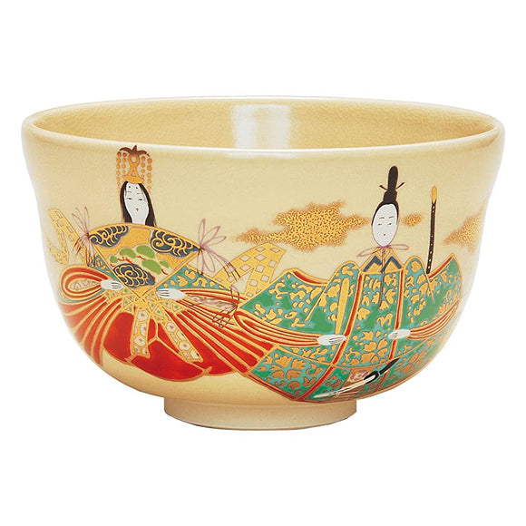 Miyaji English Incense Matcha bowl White Size: 12.4 Diameter x Height 7.8 cm Ninzenuchi Ura Hina BOX, 50-PACK