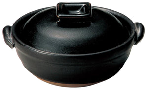 Sanko Banko Ware Hitori Medium Deep Pot, No. 4, 4.9 inches (12.5 cm), Top Size 11332