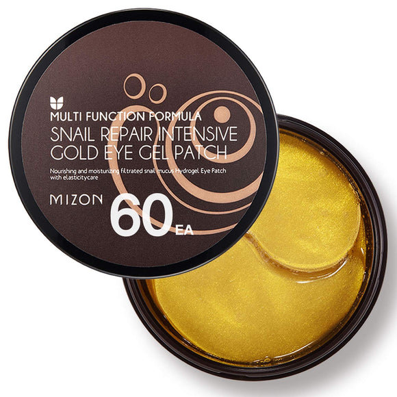 MIZON Mizuon Snail Gold Eye Gel Patch 60 Pieces SNAIL GOLD EYE GEL PATCH (Eye Harness Elasticity Eye Patch)