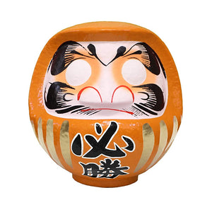 Takasaki Daruma Kamikatsu Daruma Orange Size and Prayer Letter