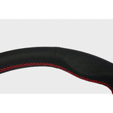 KENSTYLE (Kenstyle) Original Steering MA01 Mazda Axela (BM/BY system) 2013/11 ~ 2016/6 All Black Leather (Red Stitch)