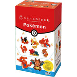 Kawada NBMC11S Nanoblock Mini Nano, Pokemon Type, 1 Box 6 Pieces, 6 Types in Total