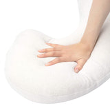 Nishikawa EG90100049M Body Pillow, 12.6 x 51.2 inches (32 x 130 cm), Easy to Fit Your Body, Easy to Cuddle Shape, Made in Japan, White