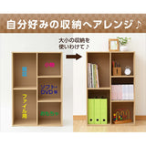Yamazen KGFR-1(WL) Color Box, Walnut, 22.8 x 11.4 x 35.0 inches (58 x 29 x 89 cm)