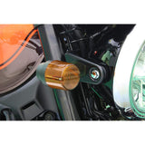 POSH 132093-16 Motorcycle Turn Signal Kit, Super Bike Turn Signal Kit, Z900RS Cafe (2018-2021), Black Body, Orange Lens