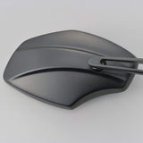 Daytona bike parallel mirror one side 1 side 1 right exclusive 10mm/reverse screw new security standard compatible blue mirror (anti -dizziness) Hexagon Blast black 98916