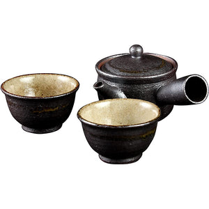 Montane Shire Ceramic Shigaraki ware Sumi – Iro Two Teaware Sum – 3