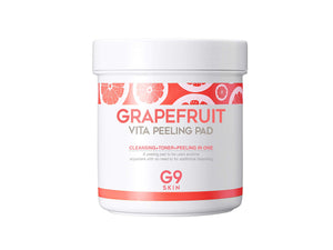 [Veritham] G9SKIN Grapefruit Peeling Pad (100 pieces) Cleansing + Keratin Care + Toner 3in1 Multi Skin Care/Cleansing Keratin Care Toner [Korean Cosmetic Skin Care] [Skin Garden]