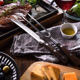 Adult Iron Plate Steak Knife & Meat Fork