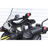 KIJIMA XMAX250 YAMAHA 204-0654 Motorcycle Parts Handle Mount Stay (for Smartphone Holder), Black