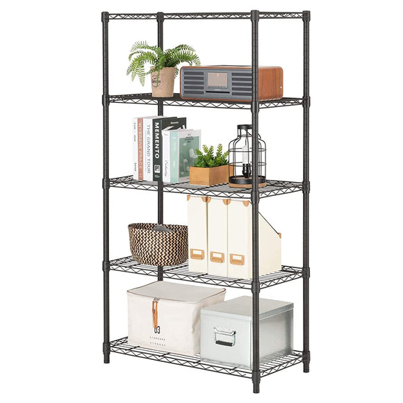 Doshisha EHN-80155 Luminous Steel Rack, Free Rack, Width 31.5 inches (80 cm), Height 59.1 inches (150 cm), 5 Tiers, Net Limited Product