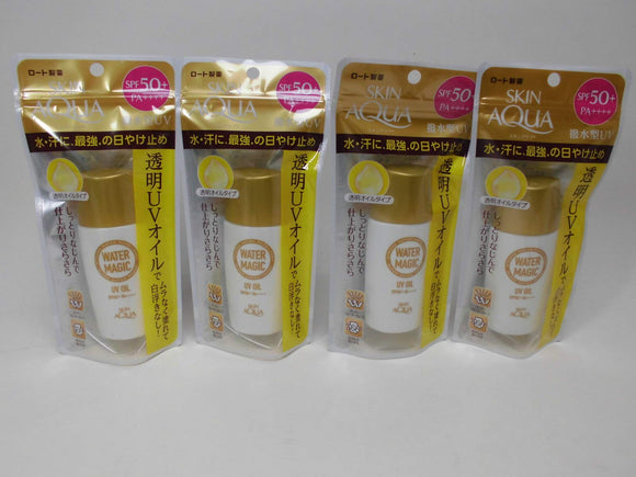 [Set of 4] Rohto Pharmaceutical Sunscreen Water Magic UV Oil SPF50+PA++++ 50ml SKU: VW-MGLF-BC12