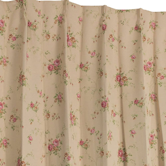 Arie Blackout Curtains, My Flowers, 78.7 x 88.6 inches (200 x 225 cm), Rose