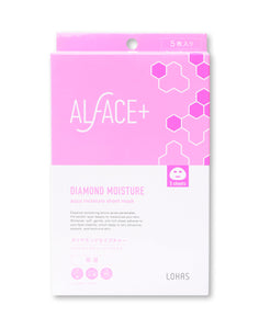 ALFACE Sheet Mask Diamond Moisture Box of 5 Face Mask