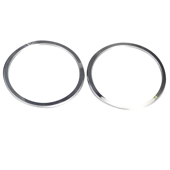Mut SwiftSwift Sports Auto Air Conditioner Dial Ring (Chrome) 2 PCS