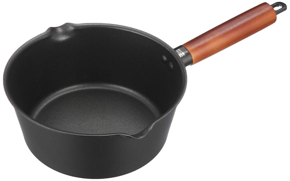 Wahei Freiz RB-1731 One-Hand Pot, Easy to Pour Soup, Cook Pan, 7.9 inches (20 cm), Induction and Gas Compatible, House Cooker