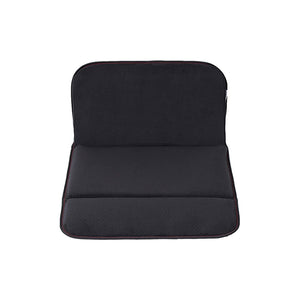 EXGEL MOB11-BK Mobile Cushion, D, Black, Does Not Hurt Your Buttocks, Portable, Made in Japan, Foldable, Portable, Compact, Lumbar Pad