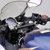 DAYTONA 16800 Clamp Bar for MotorcyCles, CBR250R, Multibar Holder, Ash Silver