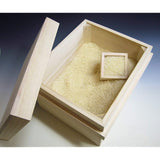 Kiso Craft Rice Vitsu, Made in Japan, Wooden Paulownia [Ichiba Included] For 11.0 lbs (5 kg)