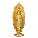 Buddha Statue, Yakushi Nyorai, 6.7 inches (17 cm) (Gold Plated/24 kara), Buddhist : Higumo Makita, Original Sculptor_"Tendai Mune, Shingon Sect and Rondai Sense", Takaoka Copper