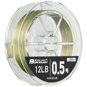 YGK Yotsumami PE Line Sea Bream Rubber Custom PE Bone Rush WX8 Size 0.4 - 1 66.6 ft (200 m)