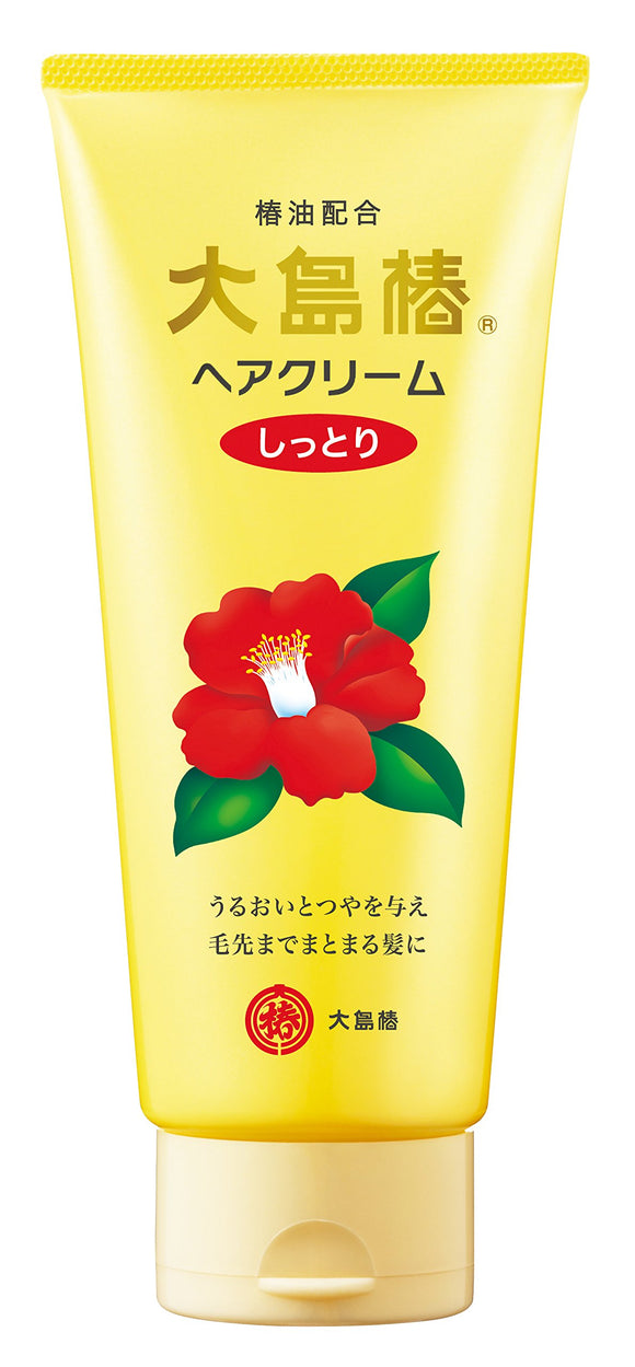 Oshima Tsubaki Hair Cream Moist 160g (those with a lot of hair and thick hair)